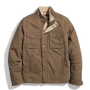 Marine Layer Dry Wax Braden Trucker Jacket (Morel - XL)
